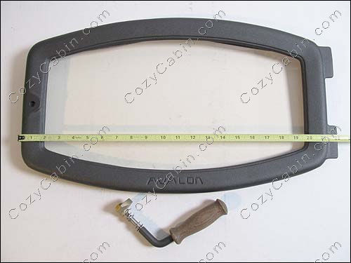 Door, AVA, Large Black - Complete