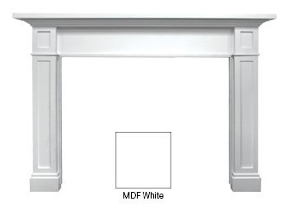 mantel with color swatch