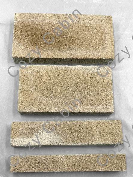each of the different bricks