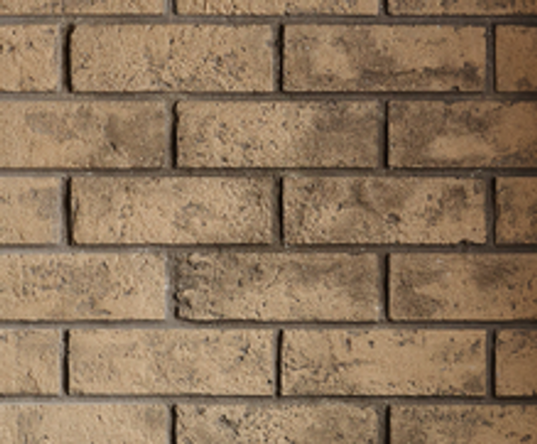 brown brick panel