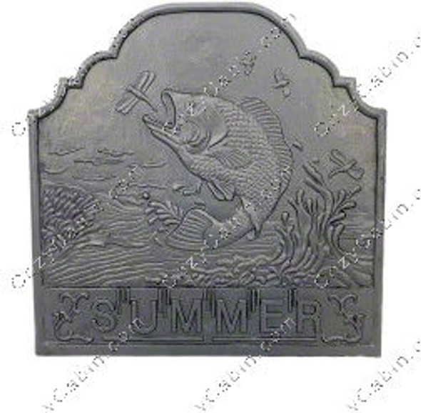 Fireback Summer - Black Cast Iron