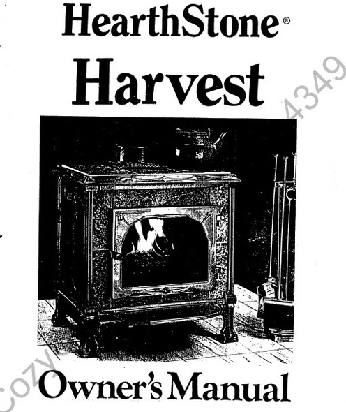 Owner's manual coversheet