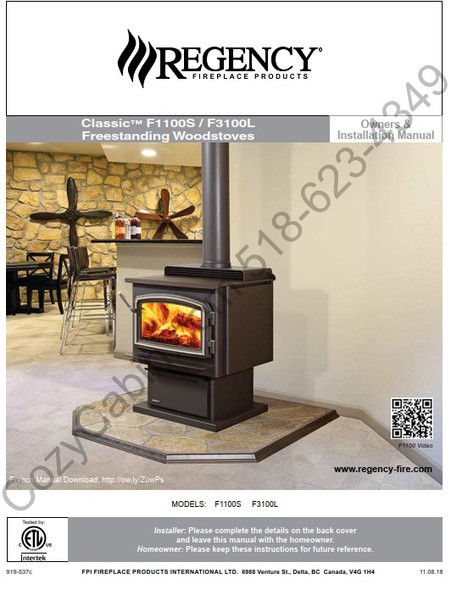 Owner's manual coversheet