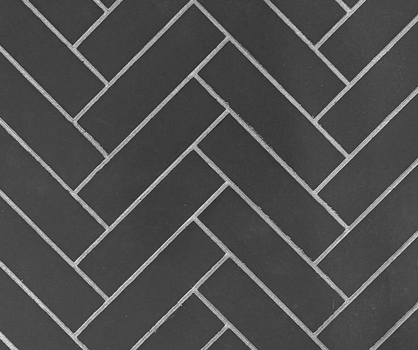 black herringbone panel