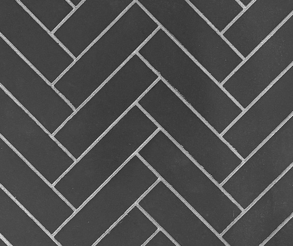 black herringbone panel