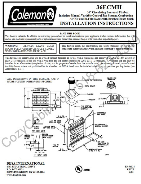 Cover of  Owner's Manual