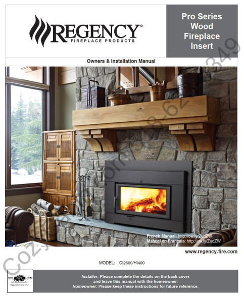 Owner's manual coversheet