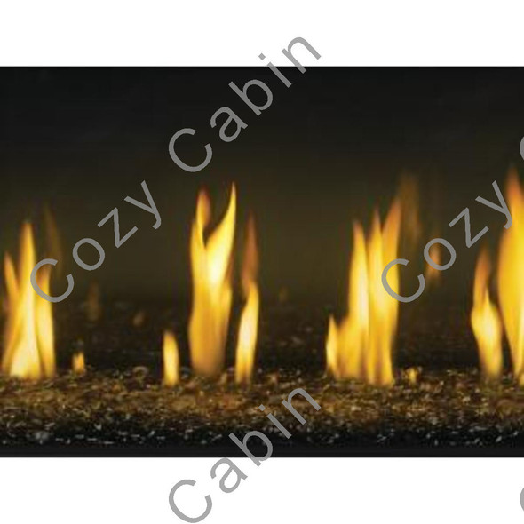 black beads in fire