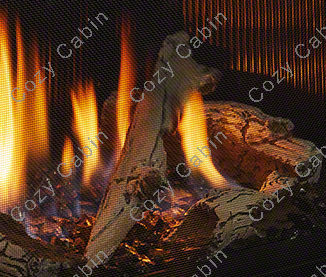 driftwood log set