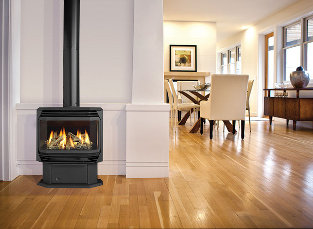 U39 gas stove in living room
