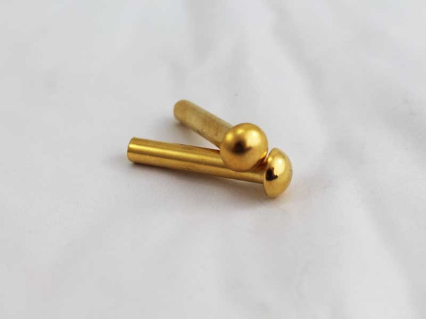 Gold Door Hinge Pins - Set of 2 (844-5750) Image 0