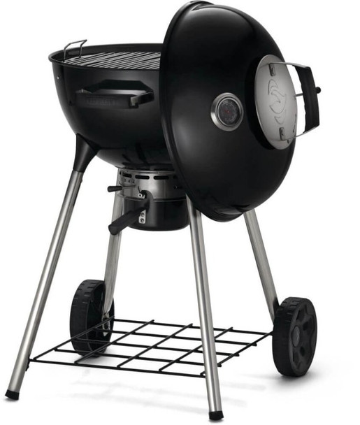 charcoal grill with top hanging