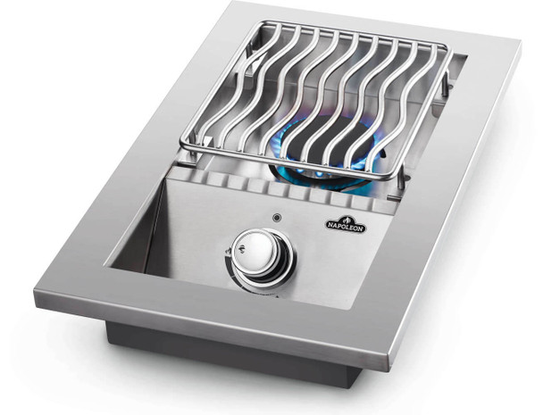 burner angled