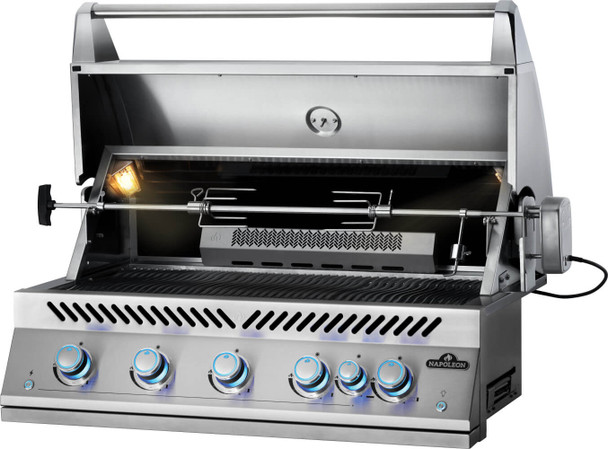 grill angle open to see inside