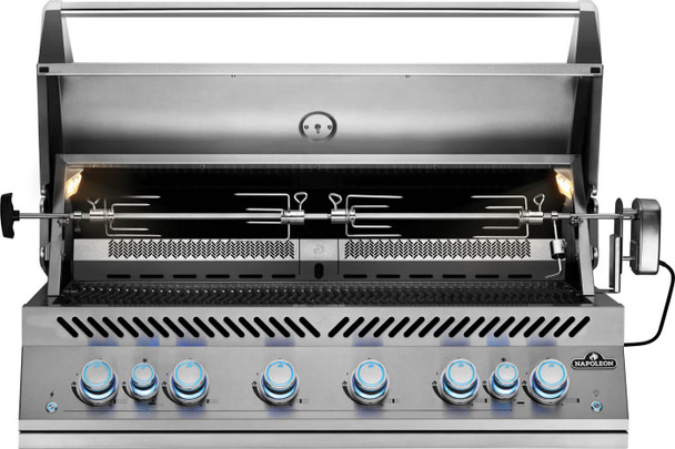 grill open to see inside
