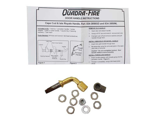 Yosemite Door Handle Assembly - Gold (7004-019) Image 0