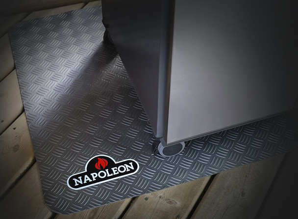 grill mat under a grill