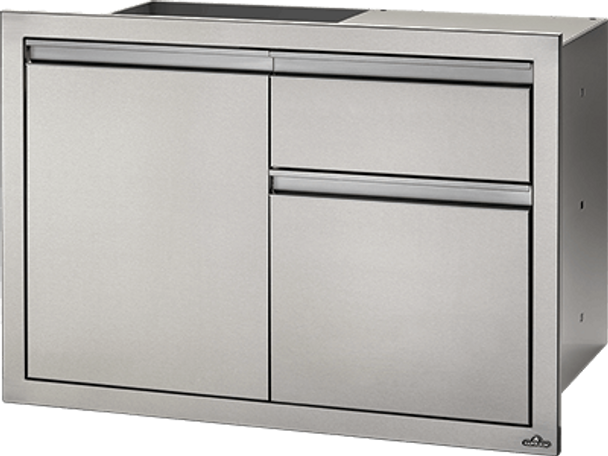 single door and standard drawer