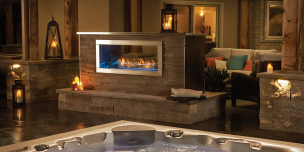 see thru Galaxy fireplace