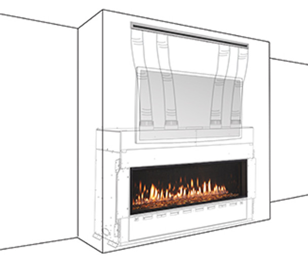 front passive heat duct