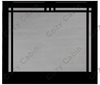 Black Contemporary Rectangular Door