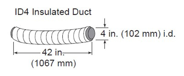 flex duct dimensions