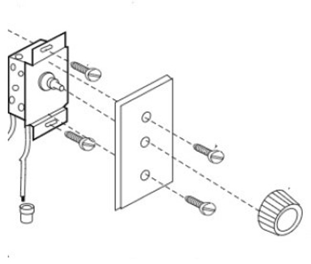 diagram of variable speed control unassembled