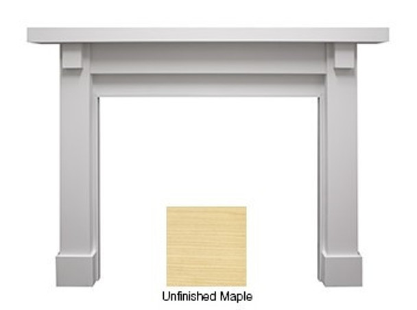 mantel with maple swatch