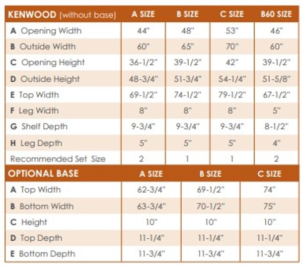 mantel dimensions