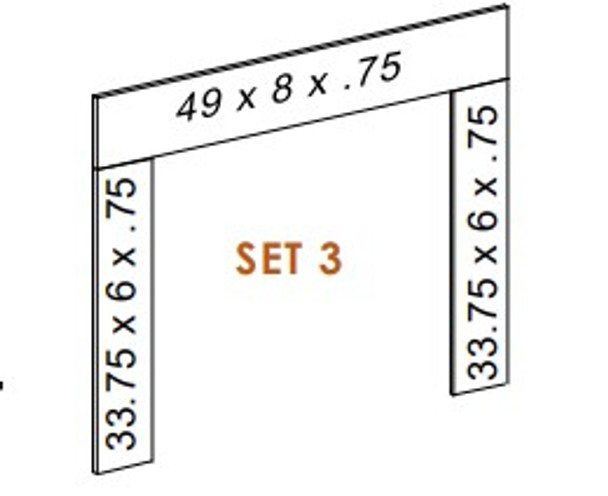 set 3 dimensions