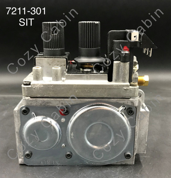 side of gas valve