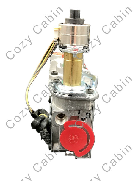 side angle of gas valve
