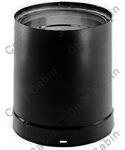 6 Inch Double-Wall Black Pipe