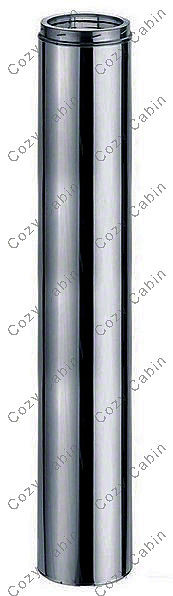 Stainless Steel 60 Inch Length Double Wall Pipe with Carton Fiber