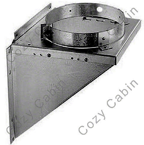 Double Wall Stainless Steel Adjustable Tee Support Bracket