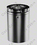 5 Inch x 8 Inch Inner Diameter Galvanized 8-1/2 Inch Pipe Extension