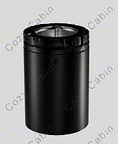5 Inch x 8 Inch Inner Diameter Black 8-1/2 Inch Pipe Extension
