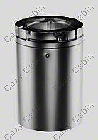 5 Inch x 8 Inch Inner Diameter Galvanized 16 Inch Pipe Extension