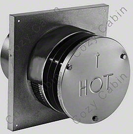 5 Inches x 8 Inches Inner Diameter Galvanized Round Horizontal Termination Cap