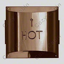 5 Inches x 8 Inches Inner Diameter Copper Sconce Termination Cap