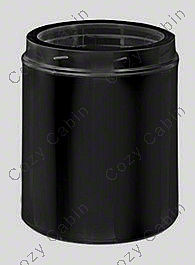 Black 12 Inch Stove Pipe