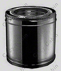 Galvanized 9 Inch Length of Triple Wall Pipe