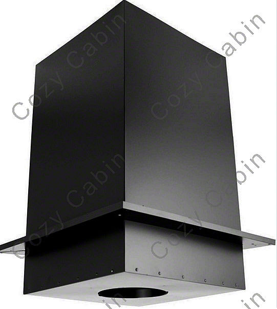 24 Inches Tall Square Ceiling Support Box and Trim Collar