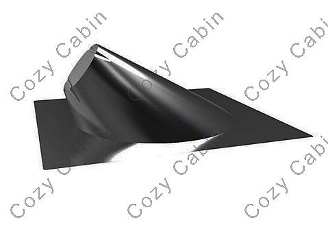 Adjustable Roof Flashing 13/12 - 18/12 Ventilated, 6" Diameter, DuraPlus [Triple-Wall] - 6DP-F18