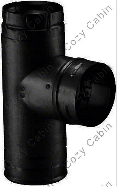 Black Single Tee with Clean-Out Tee Cap