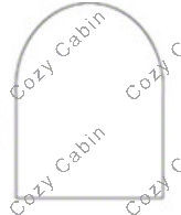 glass hearth pad