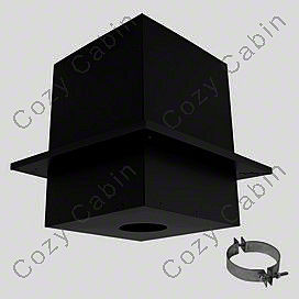 Black Cathedral Ceiling Support Box
