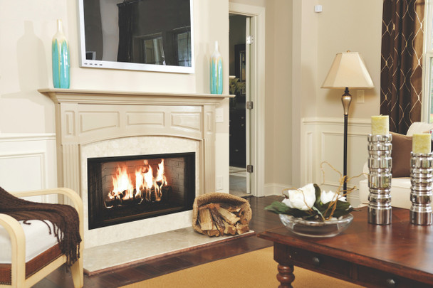 Royalton fireplace in living room