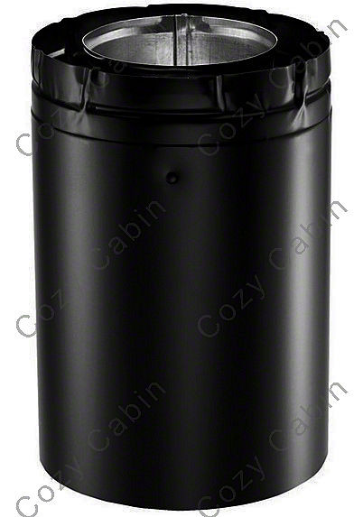 4 Inch x 6-5/8 Inch Inner Diameter Black 8-1/2 Inch Pipe Extension