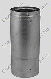 DirectVent Pro Galvanized 9-1/2 Inches to 15-1/2 Inches Adjustable Pipe